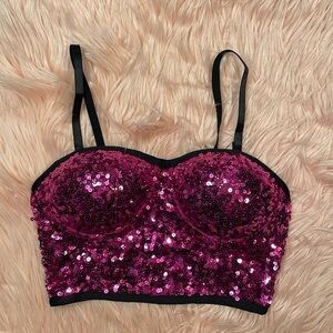 Balera Pink Sequin Top